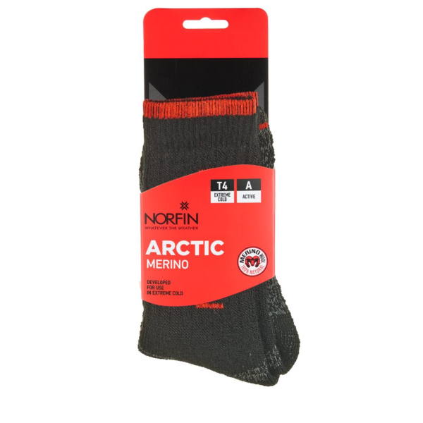Kojinės Norfin Arctic Merino Crew T4A 45-47