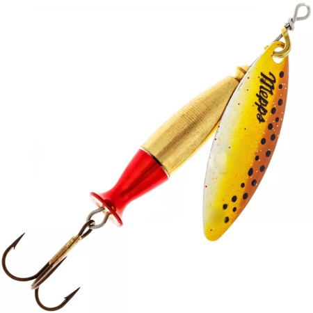 Sukriukė Mepps Aglia Long Heavy Brown Gold-Gold Red 2  16g