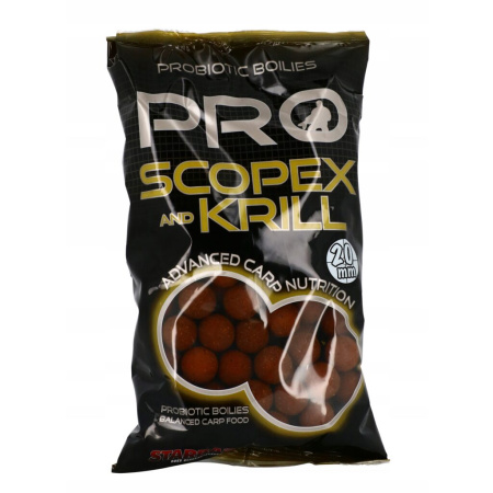 Boiliai StarBaits Probiotic Scopex & Krill 20mm 1kg