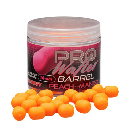 Boiliai StarBaits Probiotic Peach & Mango Barrel Wafter 14mm 70gr