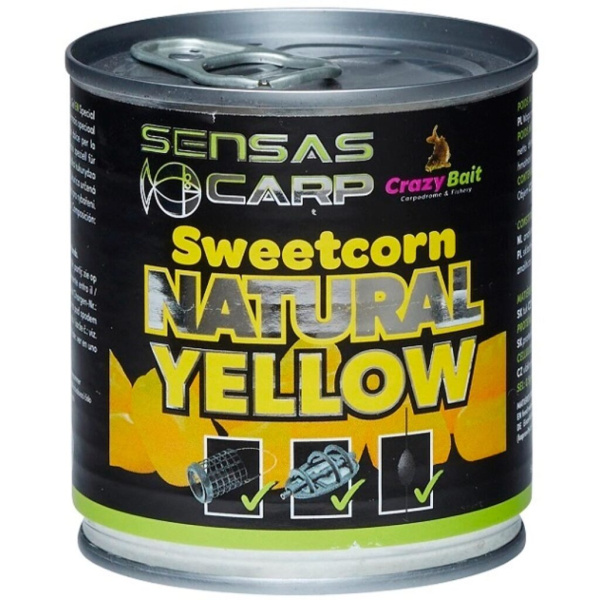 Kukurūzai konservuoti Sensas Natural Tin 138g