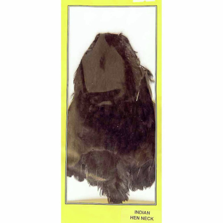 Plunksnos Turrall Indian Hen Neck Black