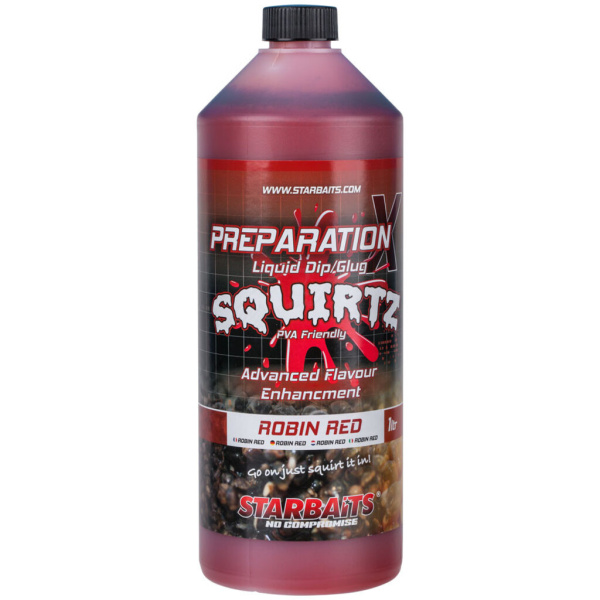 Kvapas skystas StarBaits Preparation X Squirtz Robin Red 1l