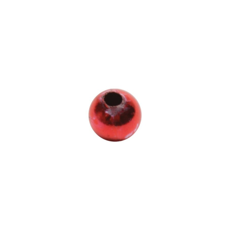 Karoliukai Lindy 5mm Red Metallic