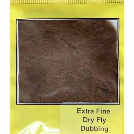 Sintetika Turrall Extra Fine Dry Fly Dubbing Brown Chocolate