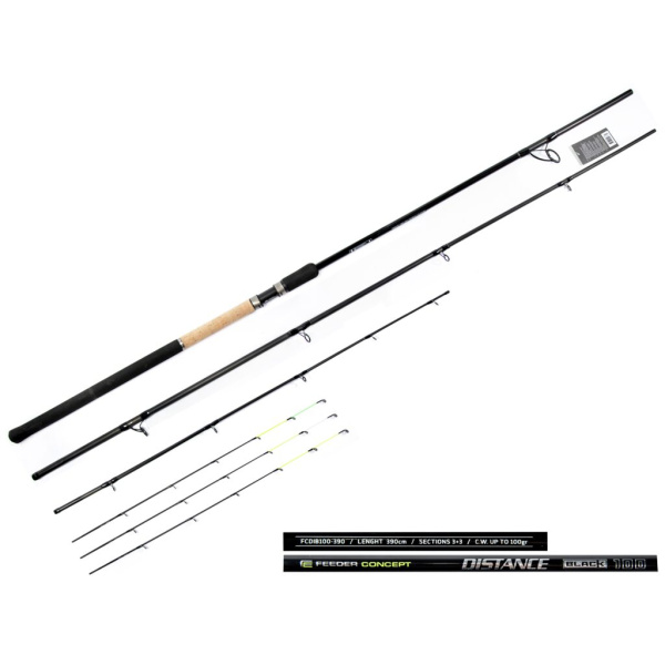 Meškerė Feeder Concept Distance Black 100