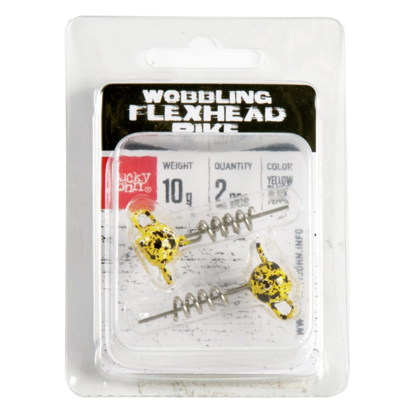 Svarelis įsukamas Lucky John 3D BBS Wobbling Flexhead Pike 10g
