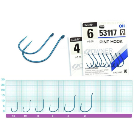 Kabliukai Owner Pint Hook Blue
