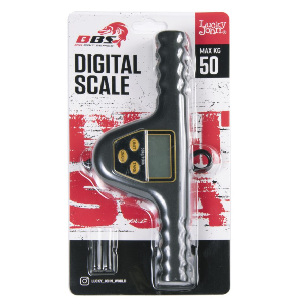 Svarstyklės elektroninės Lucky John Thermo BBS 50kg