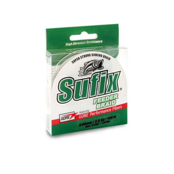 Valas pintas Sufix Feeder Olive Green 100m