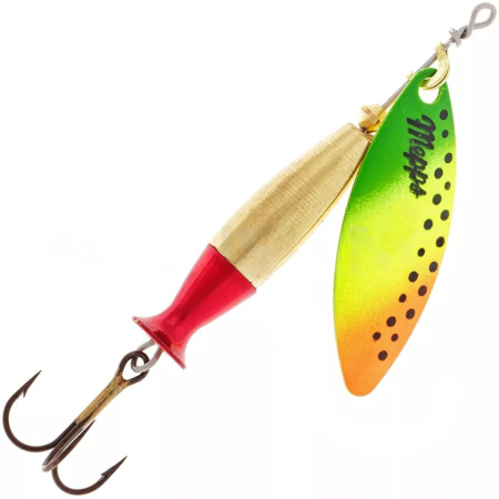 Sukriukė Mepps Aglia Long Heavy Tiger Gold-Gold Red 2  16g