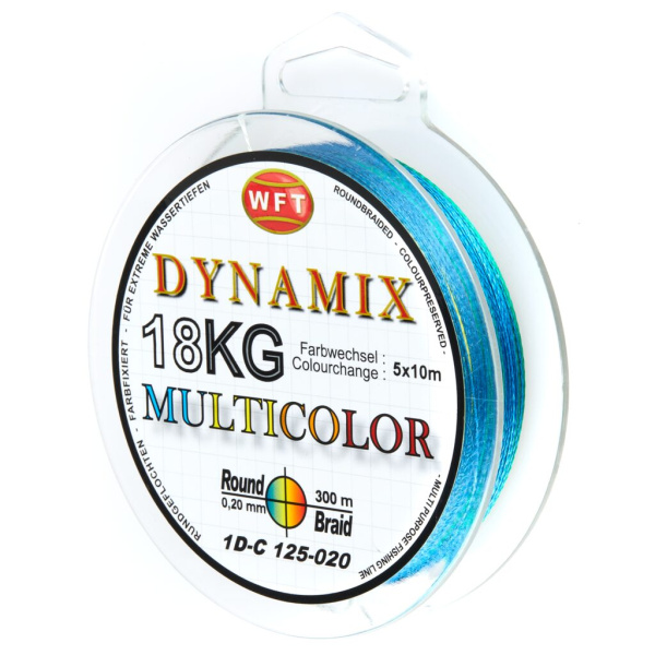 Valas pintas WFT Round Dynamix Multicolor 300m