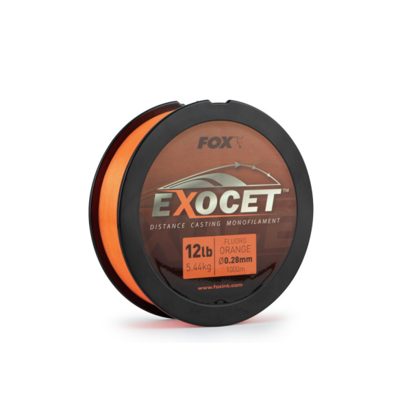 Valas Fox Exocet Fluoro Orange Mono 5.50kg 0.28mm 1000m