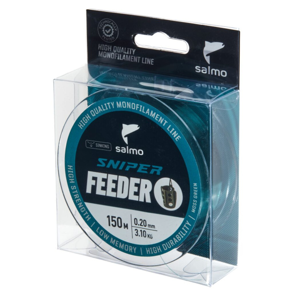 Valas Salmo Sniper Feeder Moss Green 150m