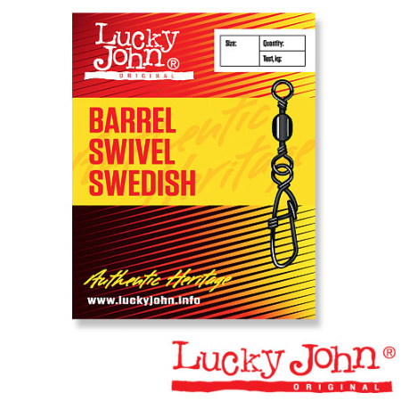 Suktukas su karabinu Lucky John Barrel Swivel Swedish