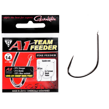 Kabliukai Gamakatsu A1 Team Feeder Fine 14