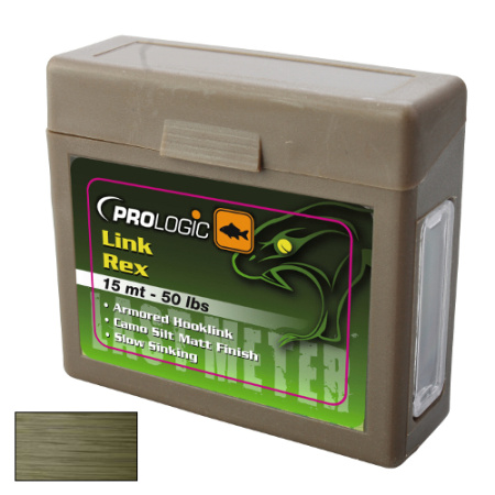 Valas pintas PL Link Rex 15m 25lbs Camo Silt