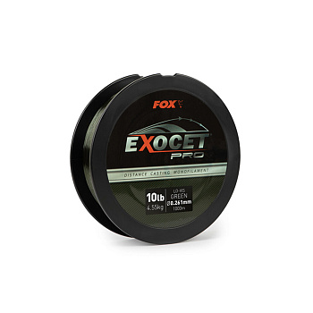 Valas Fox Exocet Pro Monofilament Lo-Vis Green 1000m