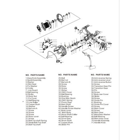 Ritė StarBaits TR 10000