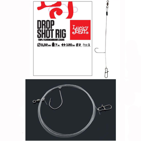 Sistema Lucky John Pro Drop Shot Rig 120cm 7kg