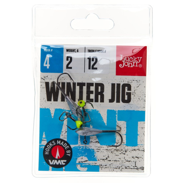 Galvakablis žieminis Lucky John Winter Jig 2g #12