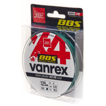 Valas pintas Lucky John Vanrex X4 BBS Moss Green 125m