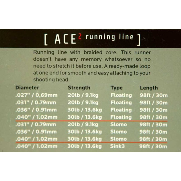 Valas muselinis Vision Running Line