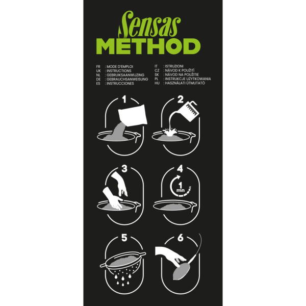 Peletės Sensas Method Sticky Scopex 2mm 650g