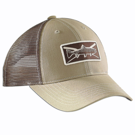 Kepurėlė Flying Fisherman Trout Khaki