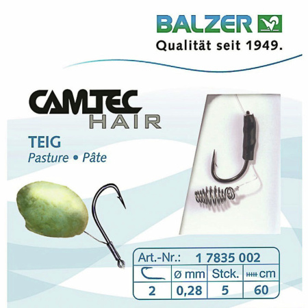Kabliukai Balzer Camtec Hair Hook With Spiral For Paste