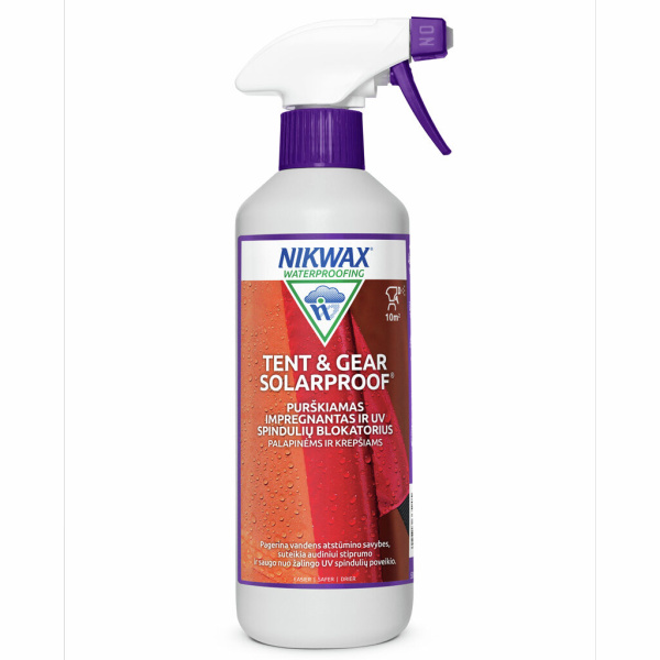 Impregnantas Nikwax Tent+Gear Solar Proof 500ml