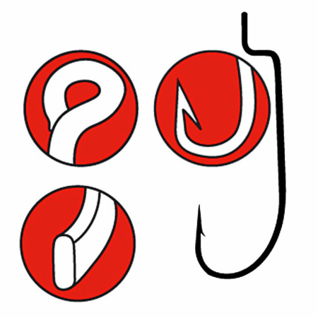 Kabliukai Gamakatsu Worm 34