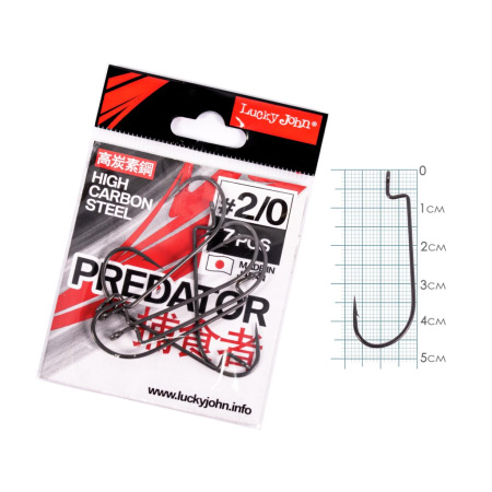 Kabliukai ofsetiniai Lucky John Predator