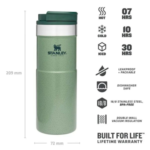 Termo puodelis Stanley The NeverLeak Travel 0,47l