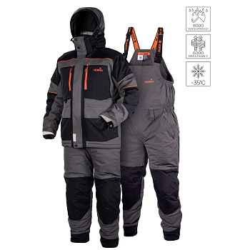 Kostiumas žieminis Norfin Discovery 3 Grey