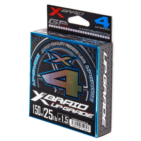 Valas pintas YGK X-Braid Upgrade X4 0,209mm 11,340kg 150m