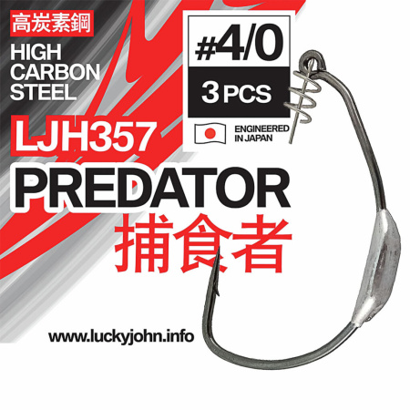 Kabliukai ofsetiniai Lucky John Predator