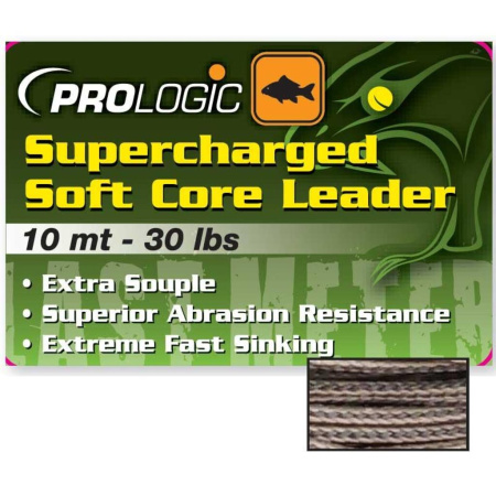 Valas pintas PL Supercharged Soft Core Leader 5m 50lbs