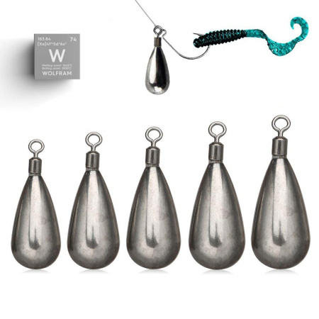 Svarelis volframinis Tear Drop WS 3,54g
