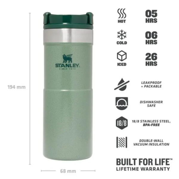 Termo puodelis Stanley The NeverLeak Travel 0,35l