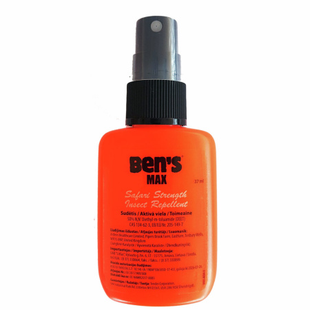 Priemonė nuo vabzdžių ir erkių Ben's Max 37ml