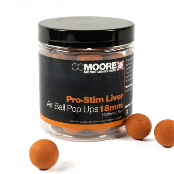 Boiliai CC Moore Pro-Stim Liver Air Ball Pop Ups 18mm