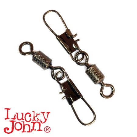 Karabinas Lucky John Pro Interlock Snap