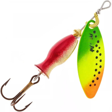 Sukriukė Mepps Aglia Long Heavy Tiger Gold-Gold Red 1+  12g