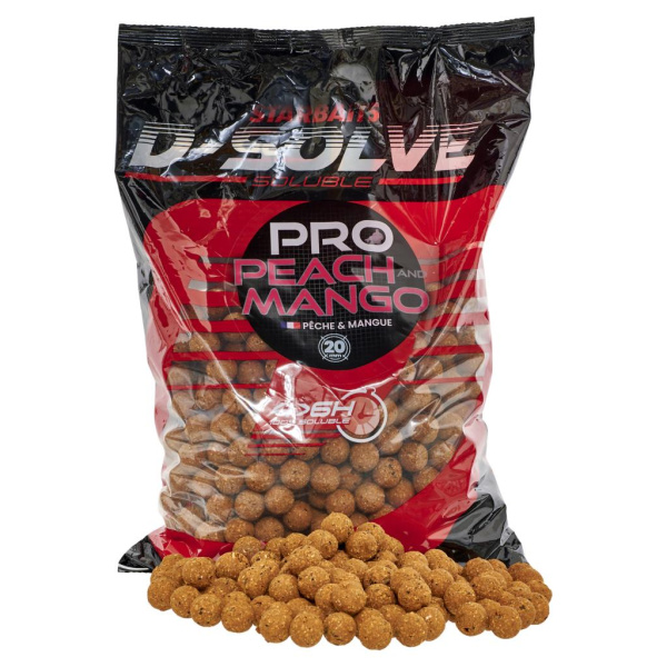 Boiliai StarBaits Pro Peach & Mango D-Solve 2,5kg