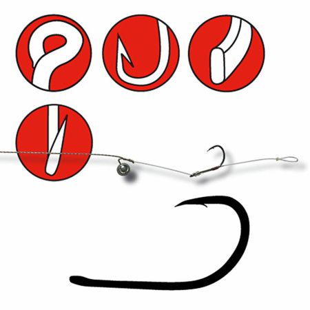 Kabliukai Gamakatsu G-Carp Super LW MB4 01