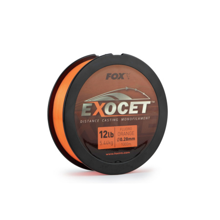 Valas Fox Exocet Fluoro Orange Mono 5.50kg 0.28mm 1000m