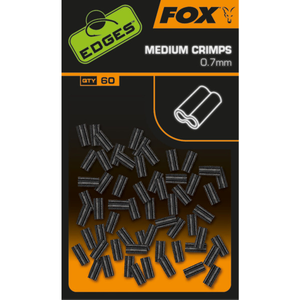 Fiksatorius pavadėliams Fox Medium Crimps 0.70mm