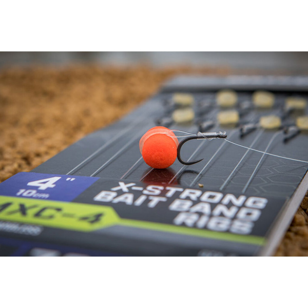 Kabliukai su pavadėliu Matrix MXC-4 Strong Bait Bang