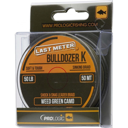 Valas pintas PL Bulldozer K Braided Shock Leader 50m 50lbs